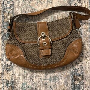 Brown Leather Shoulder Bag